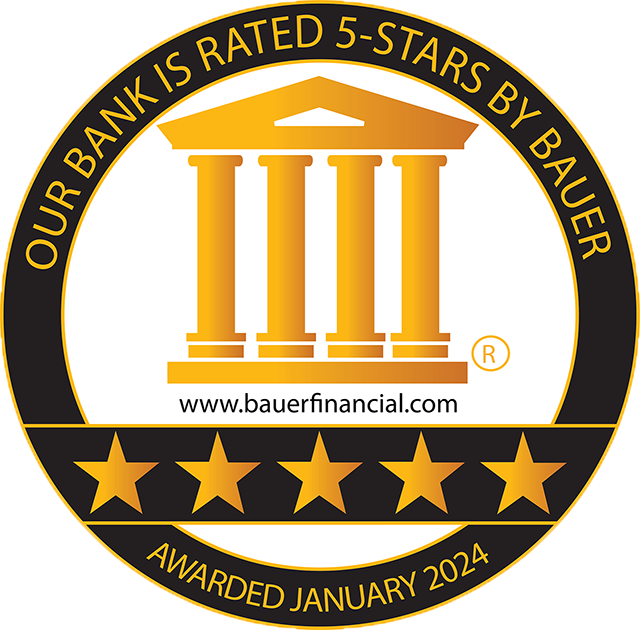 2024 Bauer Financial 5 Star Award