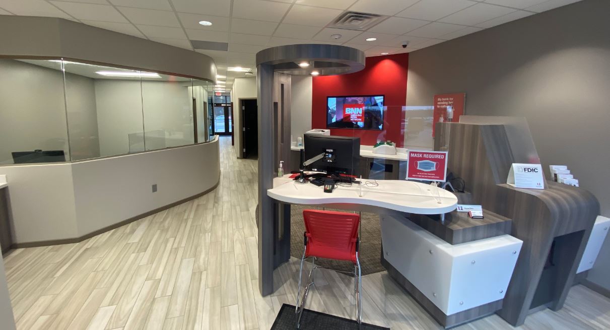 Photo of Interior of new Bridgeport Office