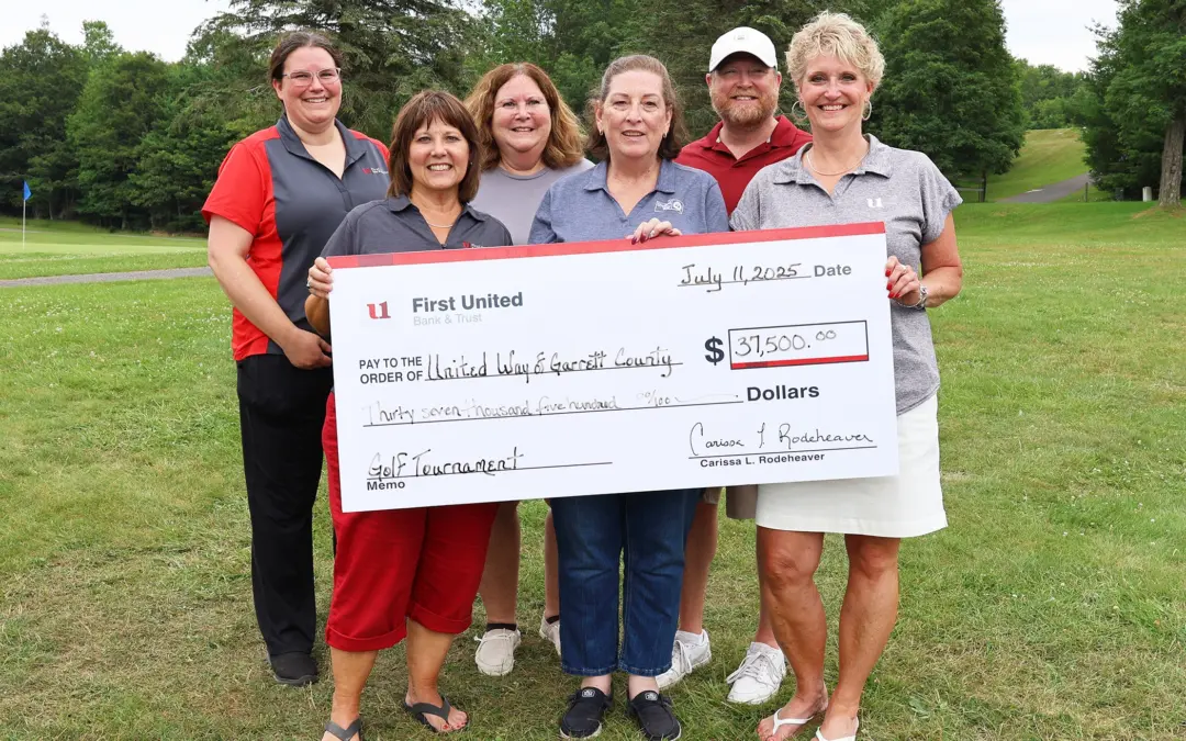 2025 Golf Tournament check passing