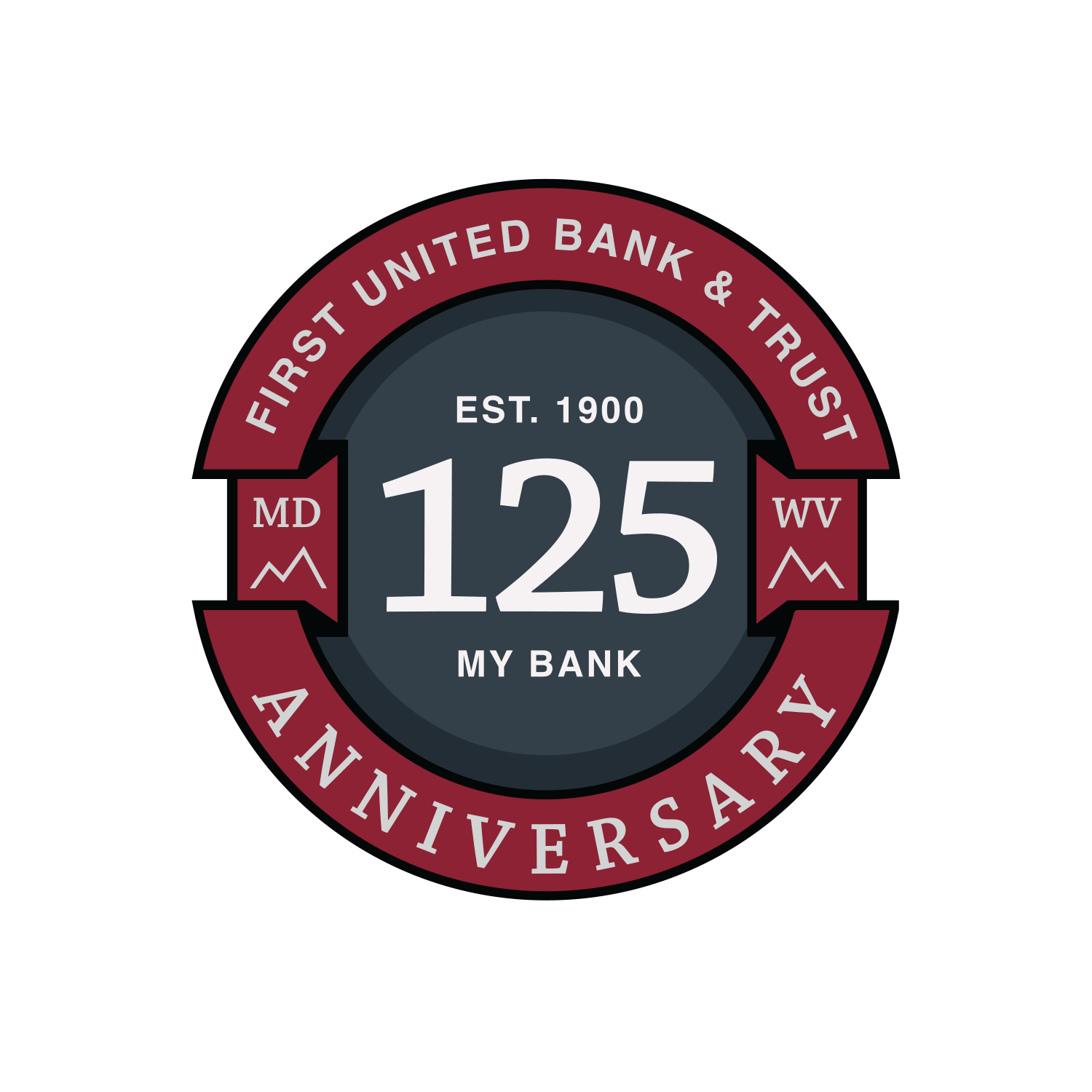 First United Bank & Trust Anniversary Logo
