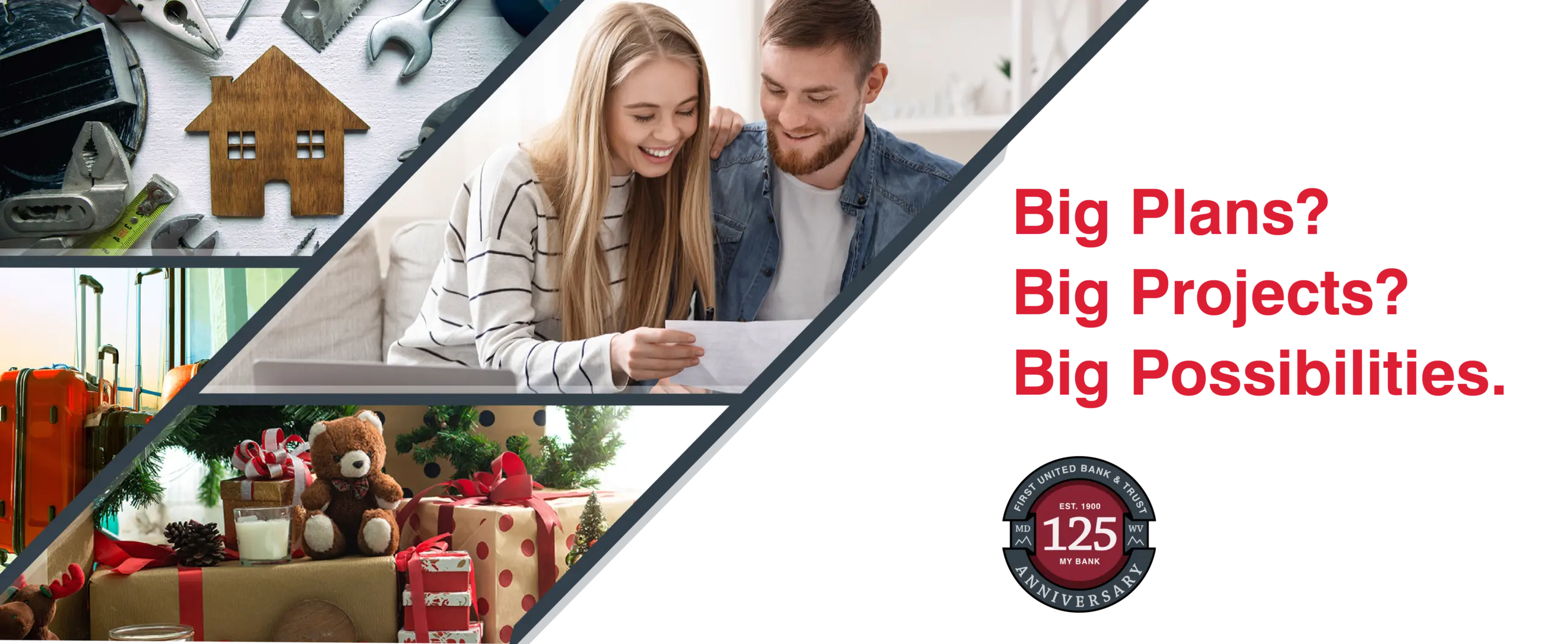 Home Equity Loan Promotion Header image. Big Plans. Big Needs. Big Possibilities.