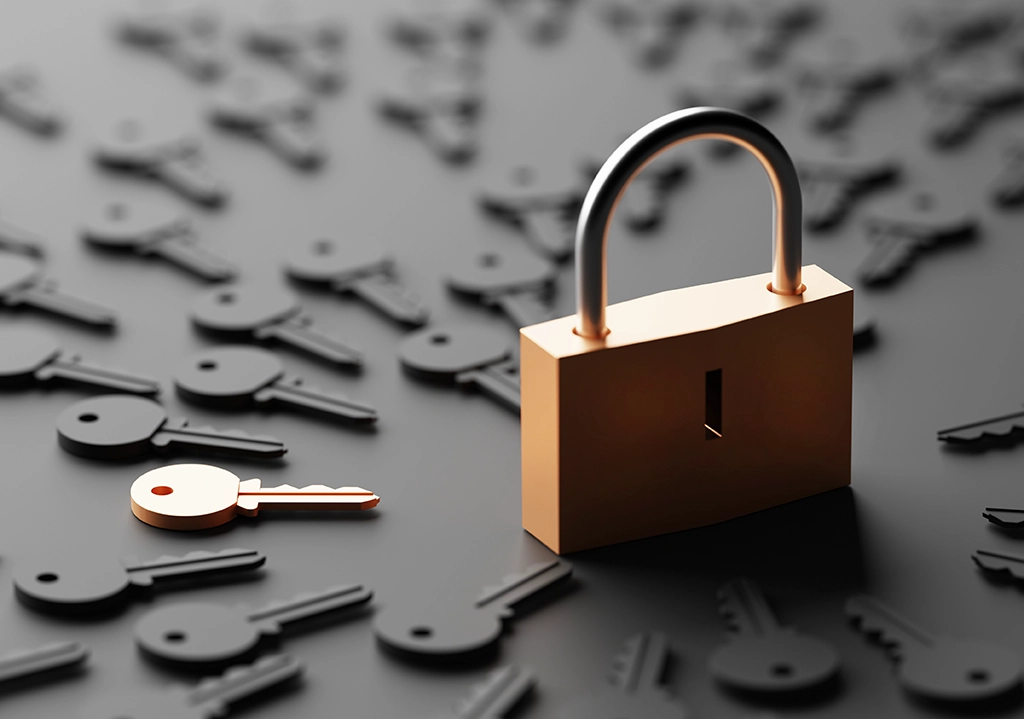 Lock with keys