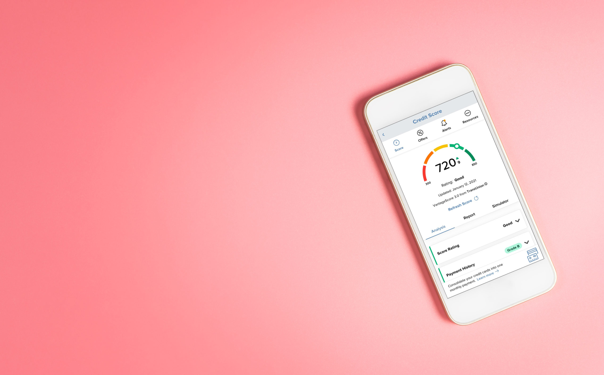 Credit Insights Dashbaord image