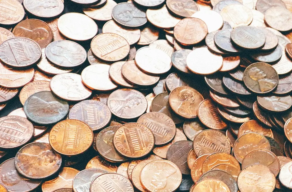 Pile of pennies