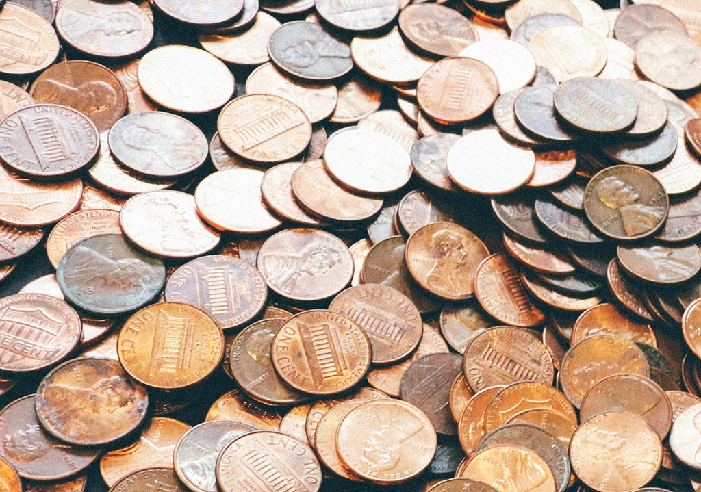 Pile of pennies