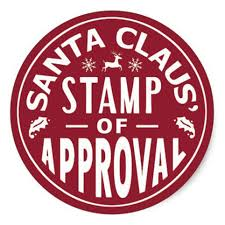 stamp Image of Stamp of approval from santa